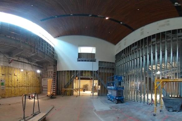 museum renovation in progress